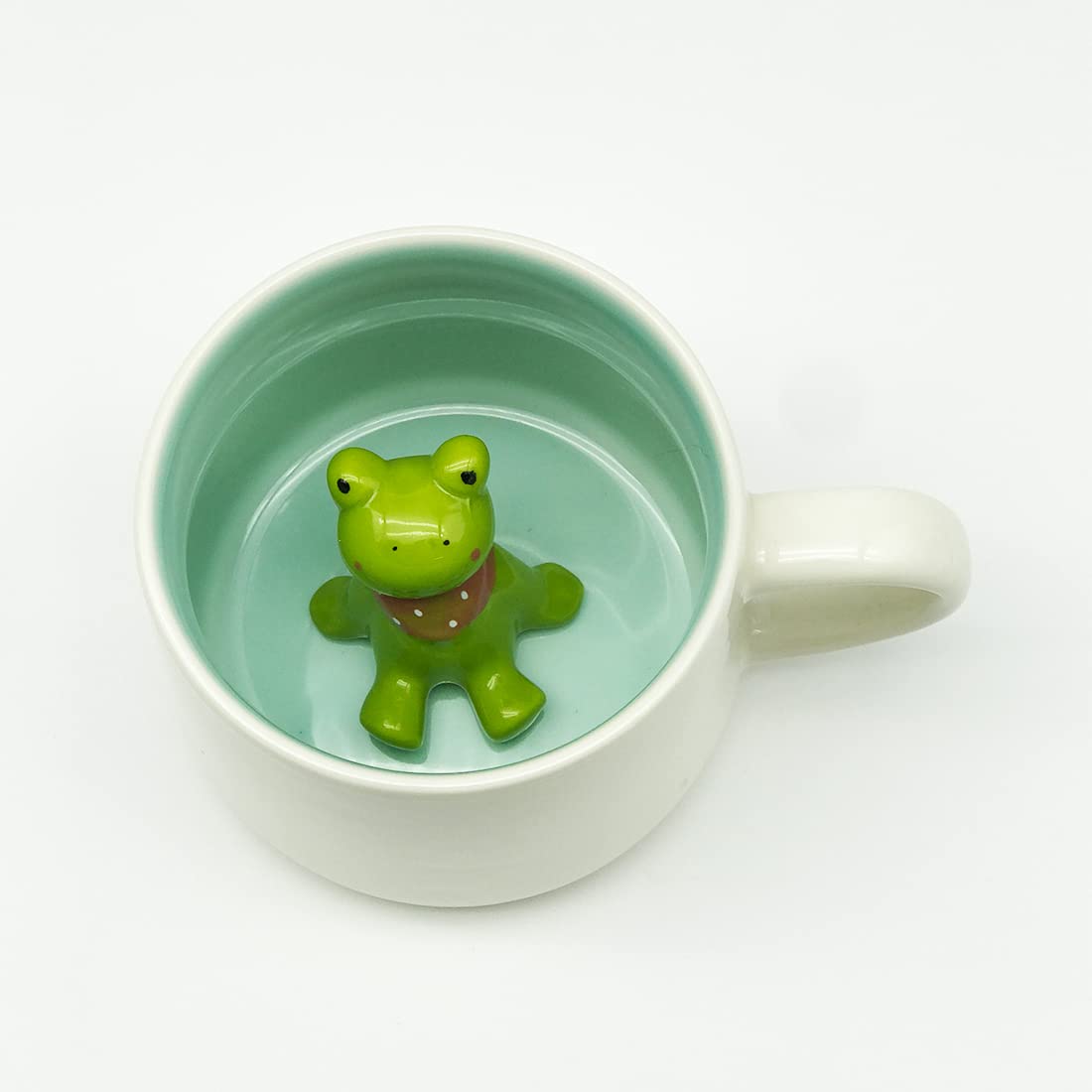 Your Morning Brew With a Tiny Froggo Staring at You! 🐸 The Frog Coffee Mug