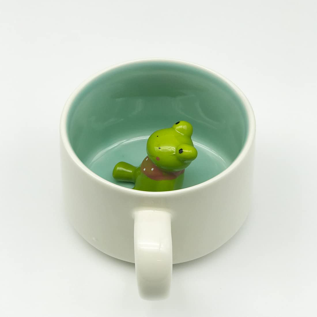 Your Morning Brew With a Tiny Froggo Staring at You! 🐸 The Frog Coffee Mug