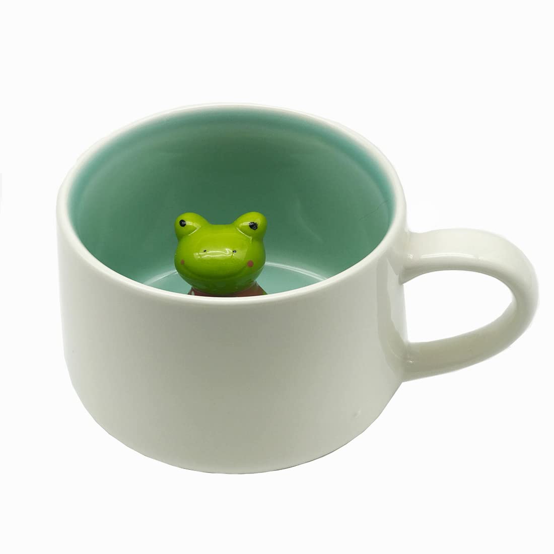 Your Morning Brew With a Tiny Froggo Staring at You! 🐸 The Frog Coffee Mug