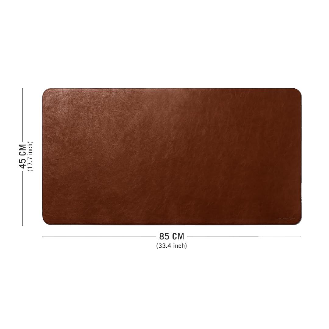 Vegan Faux Leather Workstation Mat for Pampering Laptops, Desktops, Mice and What Have You👌🏼