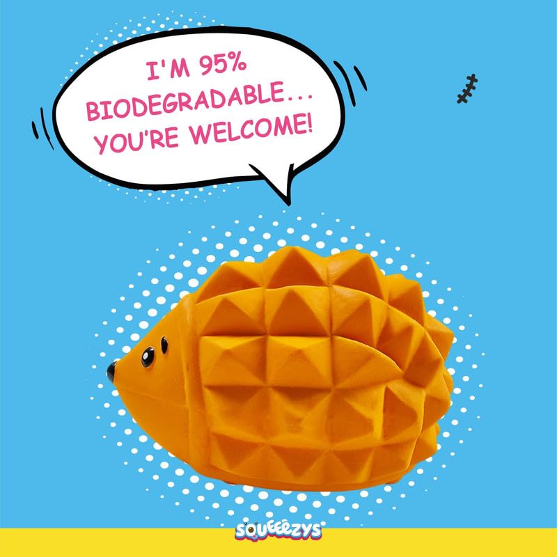 Squeaky Hedgehog ๐ฆ Chew Toy โ The Spiky, Squeaky Stress Reliever for Your Pooch! ๐พ
