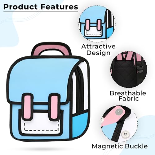 Doodle-Doo! The Wackiest Kids' Cartoon Backpack ๐