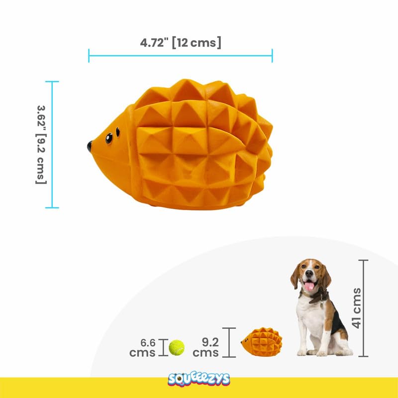 Squeaky Hedgehog ๐ฆ Chew Toy โ The Spiky, Squeaky Stress Reliever for Your Pooch! ๐พ