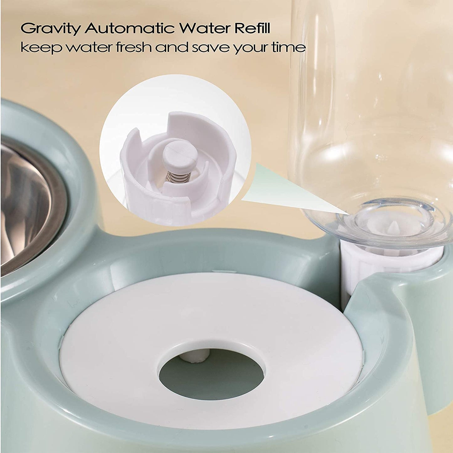 The All-in-One Diner for Da Cat 😺 - 2 in 1 Bowl for Water 💦 and Food🐟