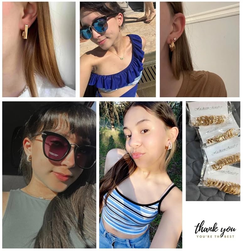 Why Only 1? Get 24 Pairs of the Latest Stylish Hoop Earrings ๐๐ป