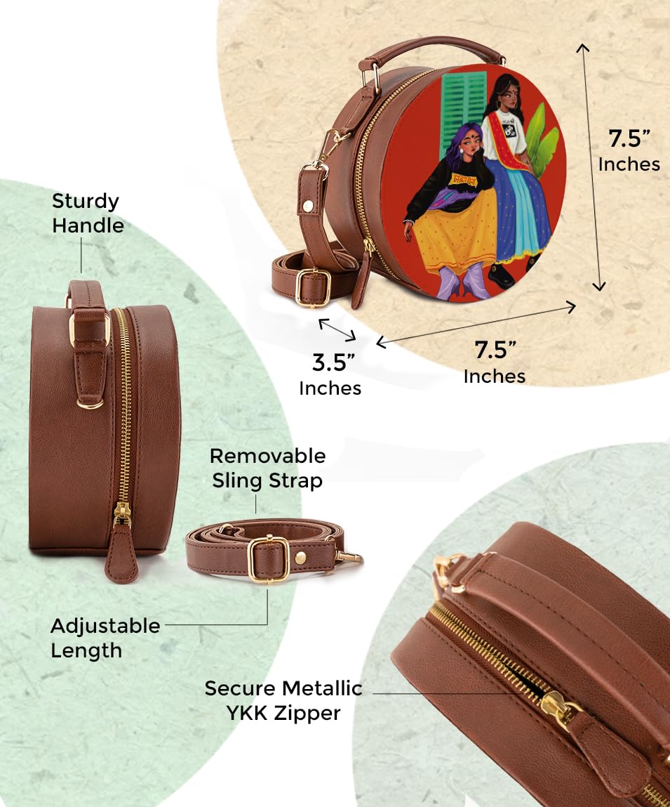 Circle Bag, Side Purse & Crossbody Sling by Kalankit 🫶🏼