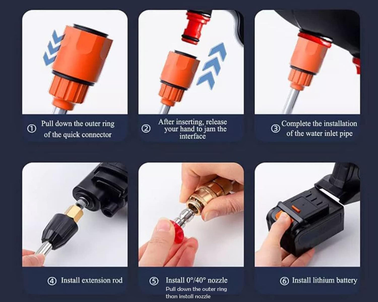 Cordless Pressure Washer π¦π 48V Double Battery ππ