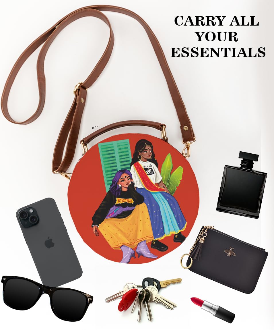 Circle Bag, Side Purse & Crossbody Sling by Kalankit 🫶🏼