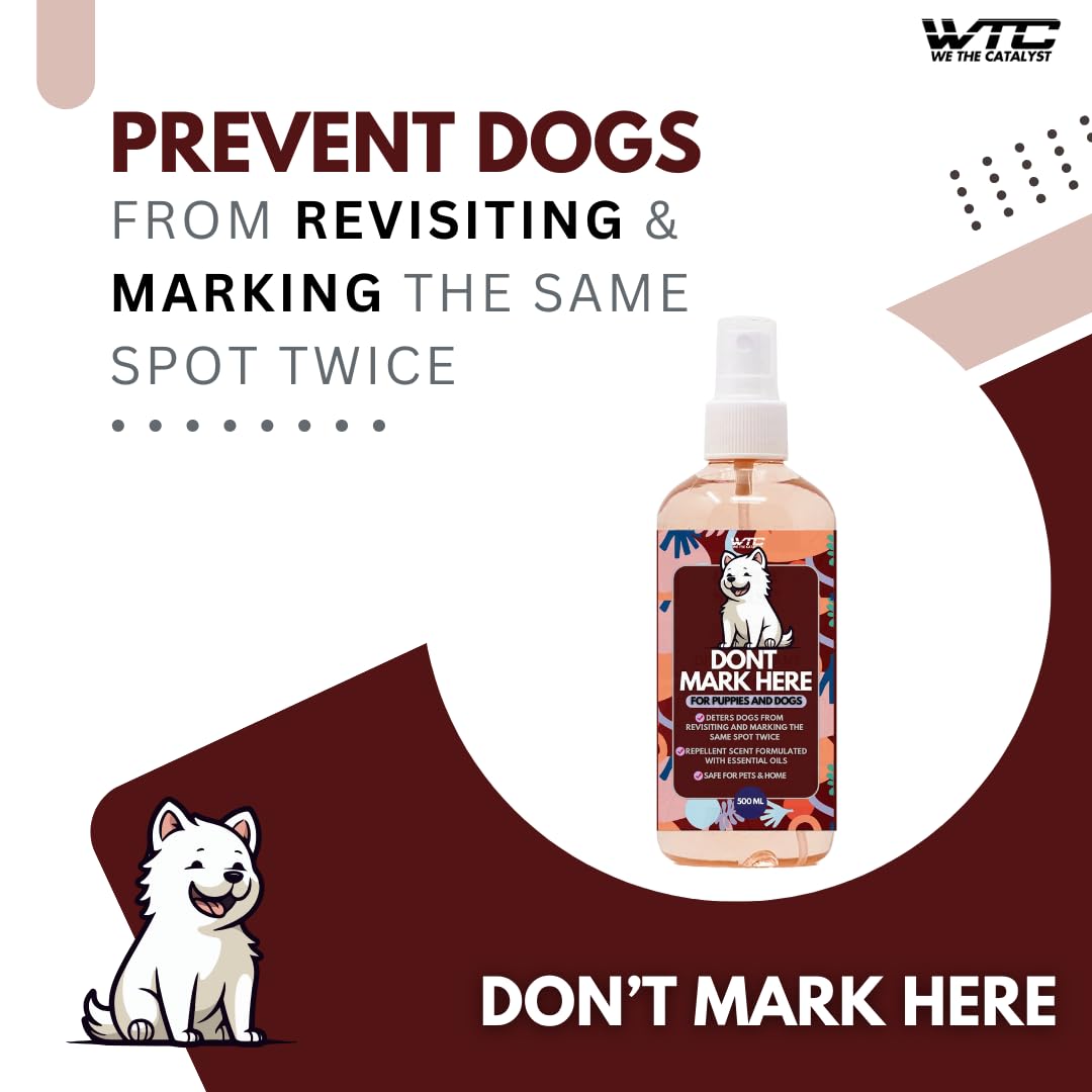 ๐ถ WTC "Don't Mark Here" Dog Pee Repellent Spray โ The Ultimate "No-Pee Zone" in a Bottle! ๐ซ๐ฆ