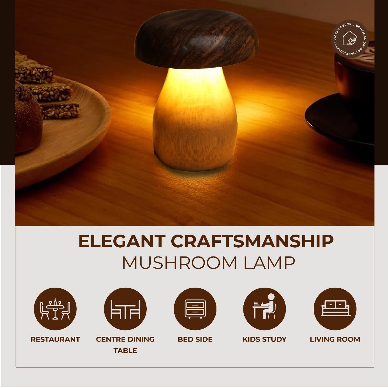 โจ Mushroom Neon LED Light โ Aesthetic Wall Decor for Cottagecore & Cozy Vibes ๐