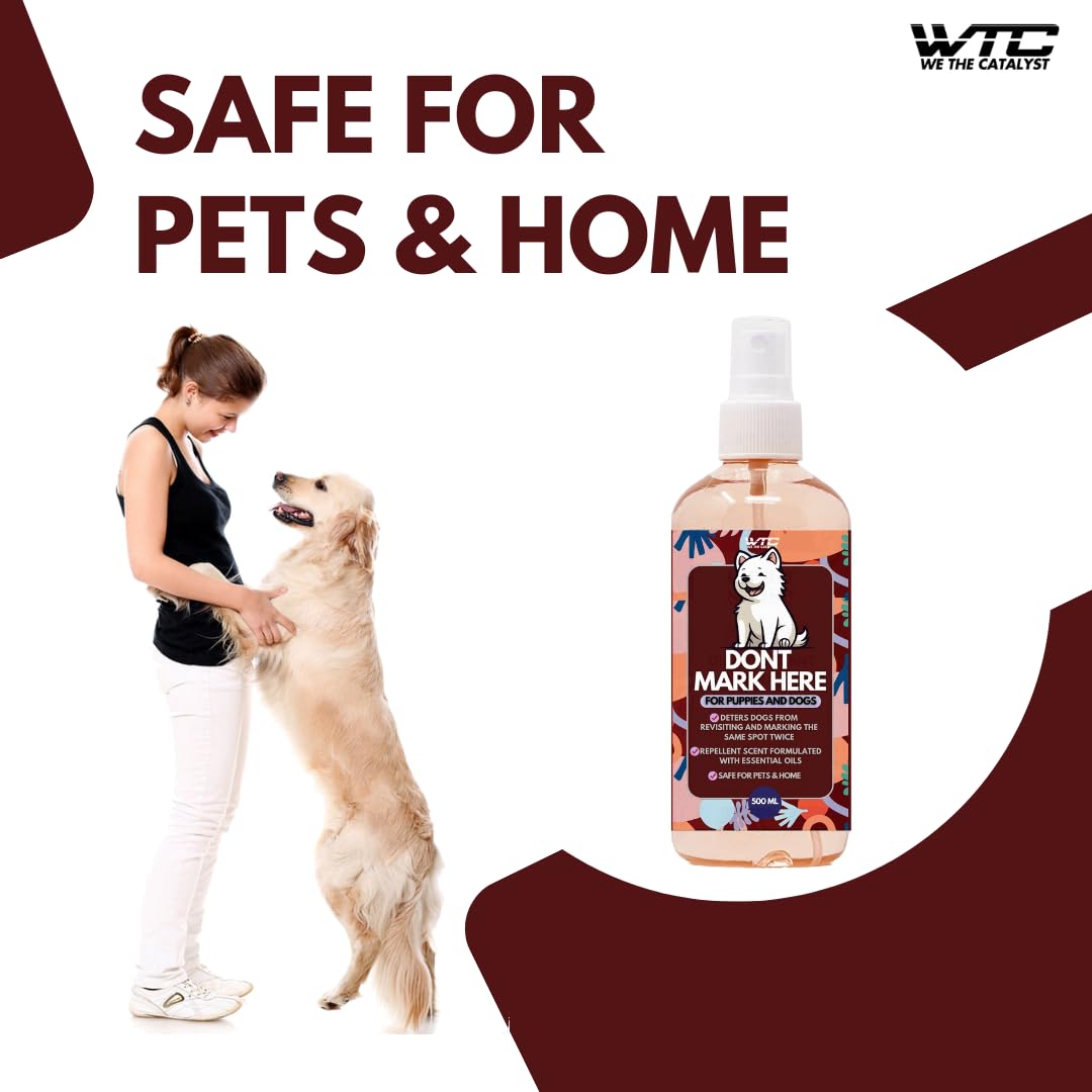 ๐ถ WTC "Don't Mark Here" Dog Pee Repellent Spray โ The Ultimate "No-Pee Zone" in a Bottle! ๐ซ๐ฆ