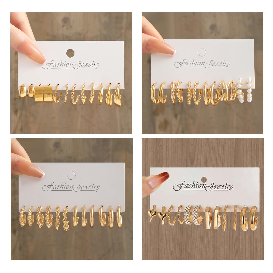 Why Only 1? Get 24 Pairs of the Latest Stylish Hoop Earrings ๐๐ป