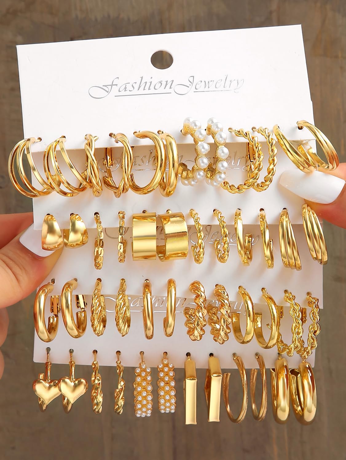 Why Only 1? Get 24 Pairs of the Latest Stylish Hoop Earrings ๐๐ป