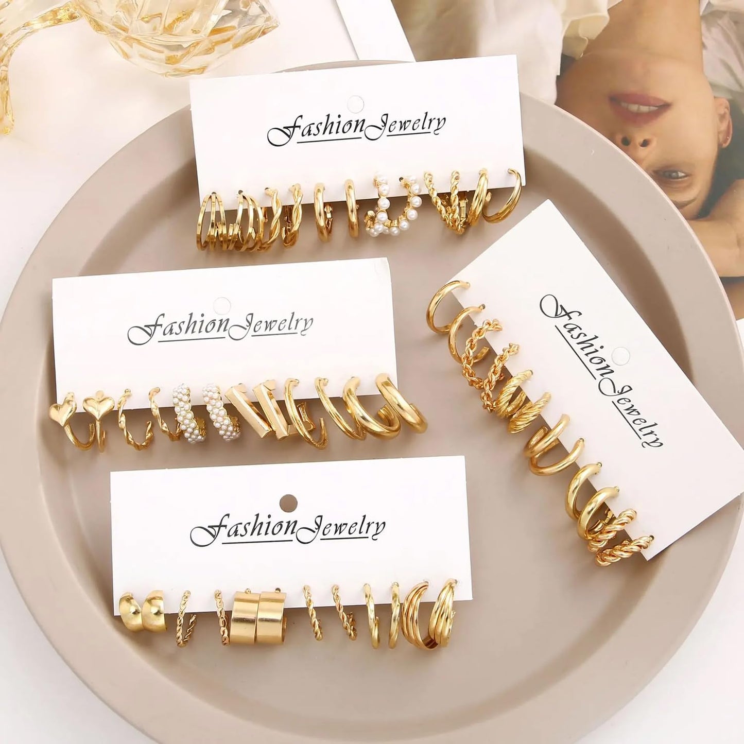Why Only 1? Get 24 Pairs of the Latest Stylish Hoop Earrings ๐๐ป