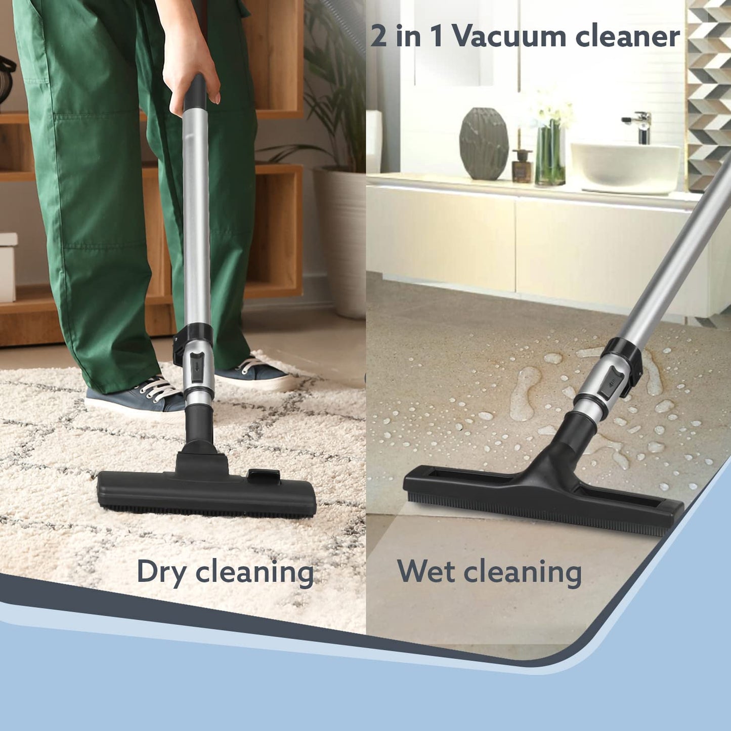 AGARO Ace Wet & Dry Vacuum Cleaner - No Points to Guess What'll Clean the Mess🐾