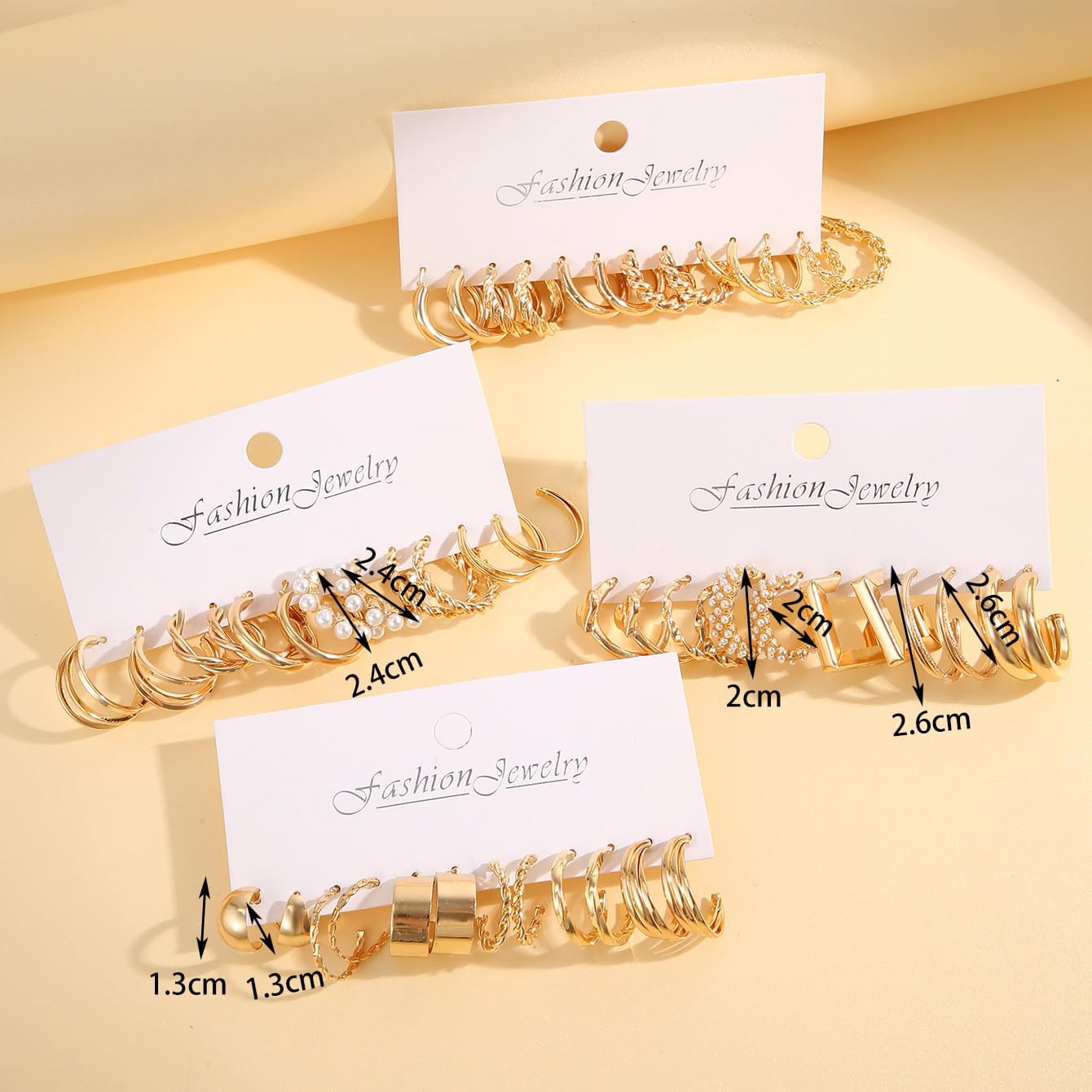 Why Only 1? Get 24 Pairs of the Latest Stylish Hoop Earrings ๐๐ป