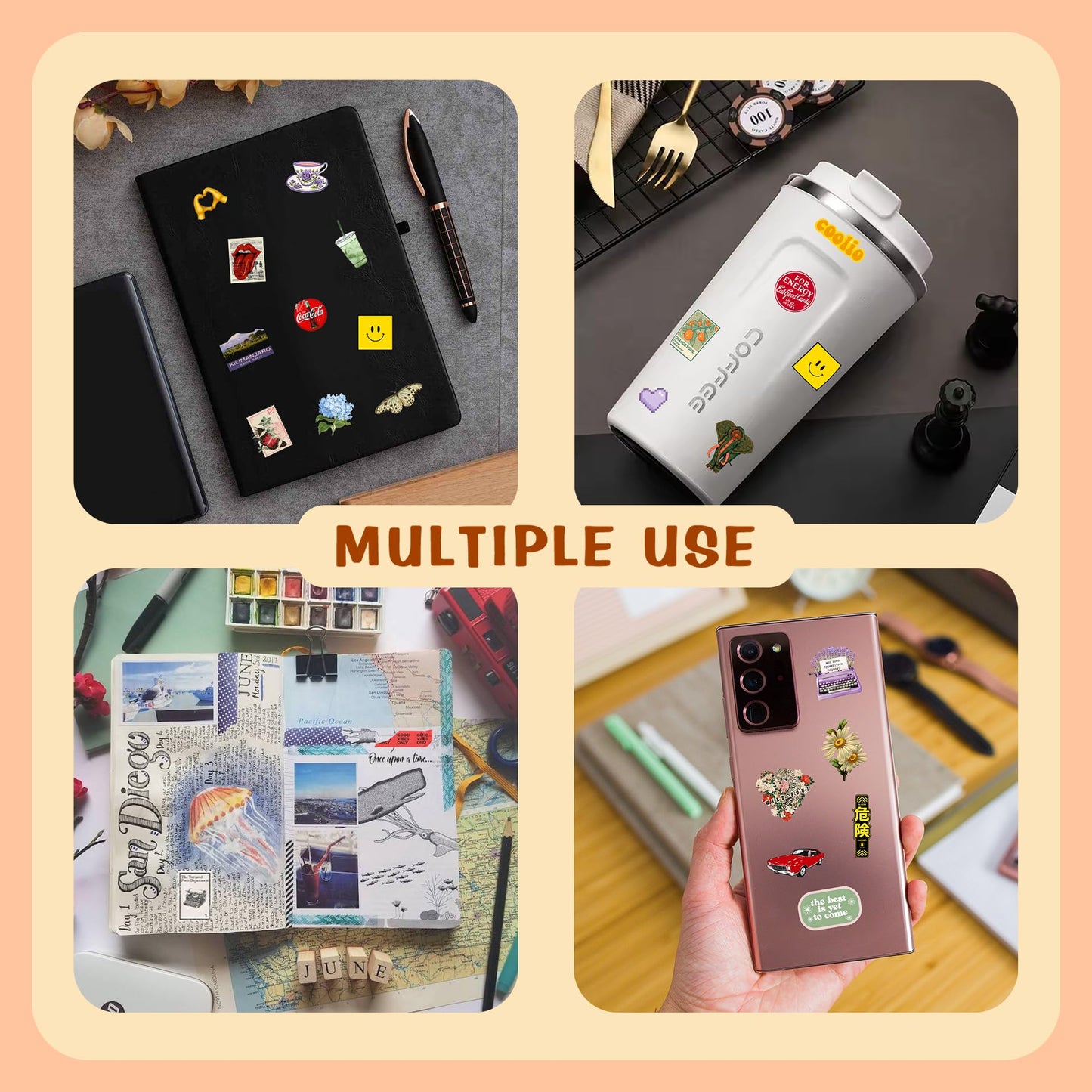 Fun Overload! ✨ Journal 📔 Stickers for Scrapbooking, Planners & More