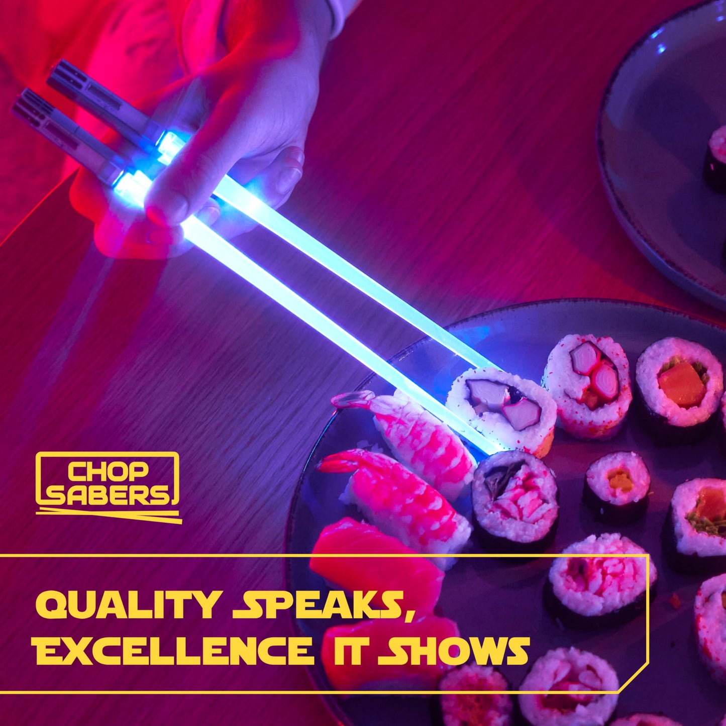 Glowing 💡 Lightsaber Chopsticks 🥢