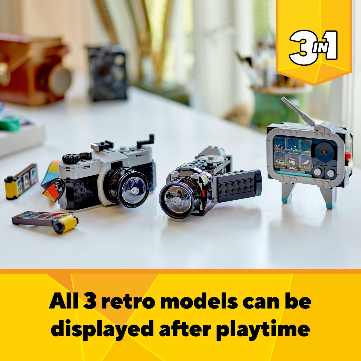 LEGO Creator Retro Camera 3-in-1 πΈπ₯πΊ: Snap, Zap, and TV Time, Baby!