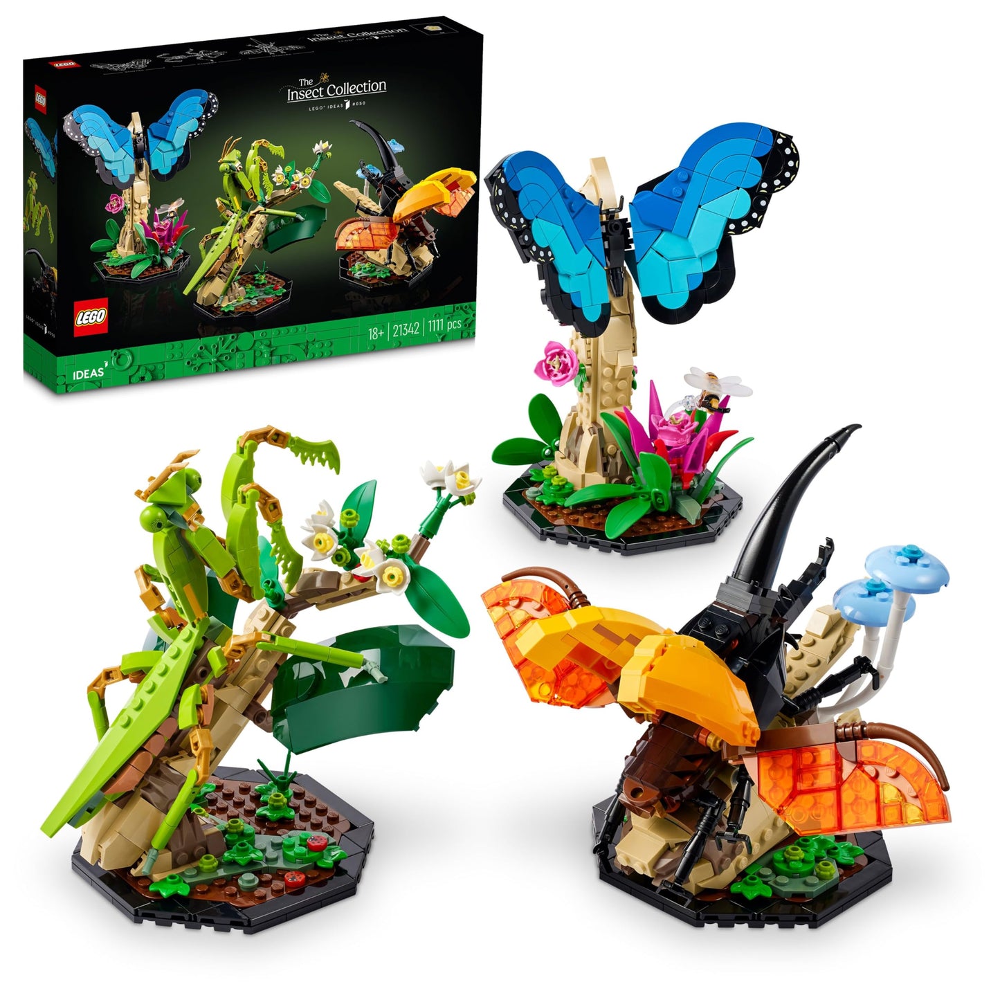 The Insect 🦗Collection LEGO Set for Adults (1,111 Pieces)
