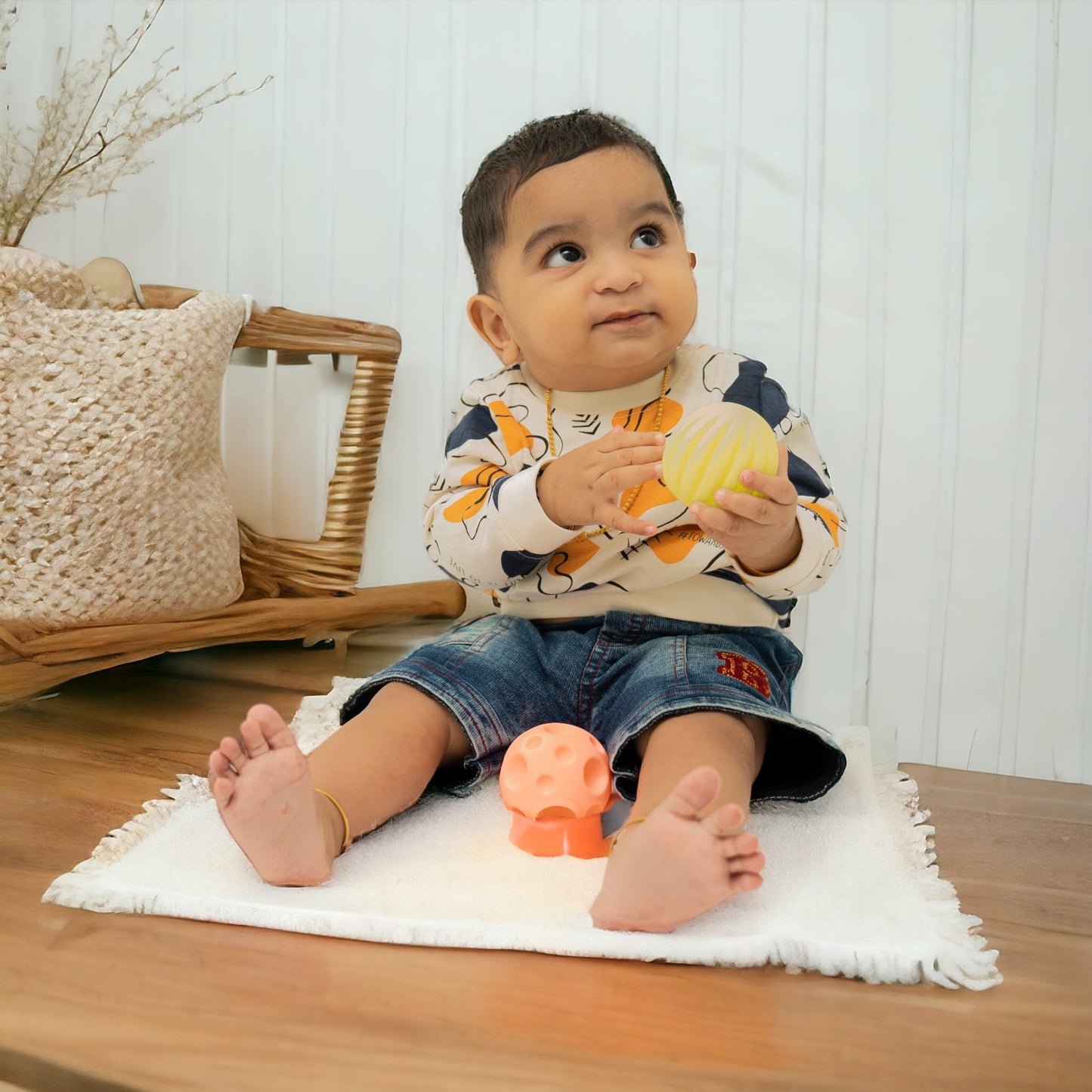 Sensory Balls: Because Babies Need Gains Too 💪 (Pack of 6)