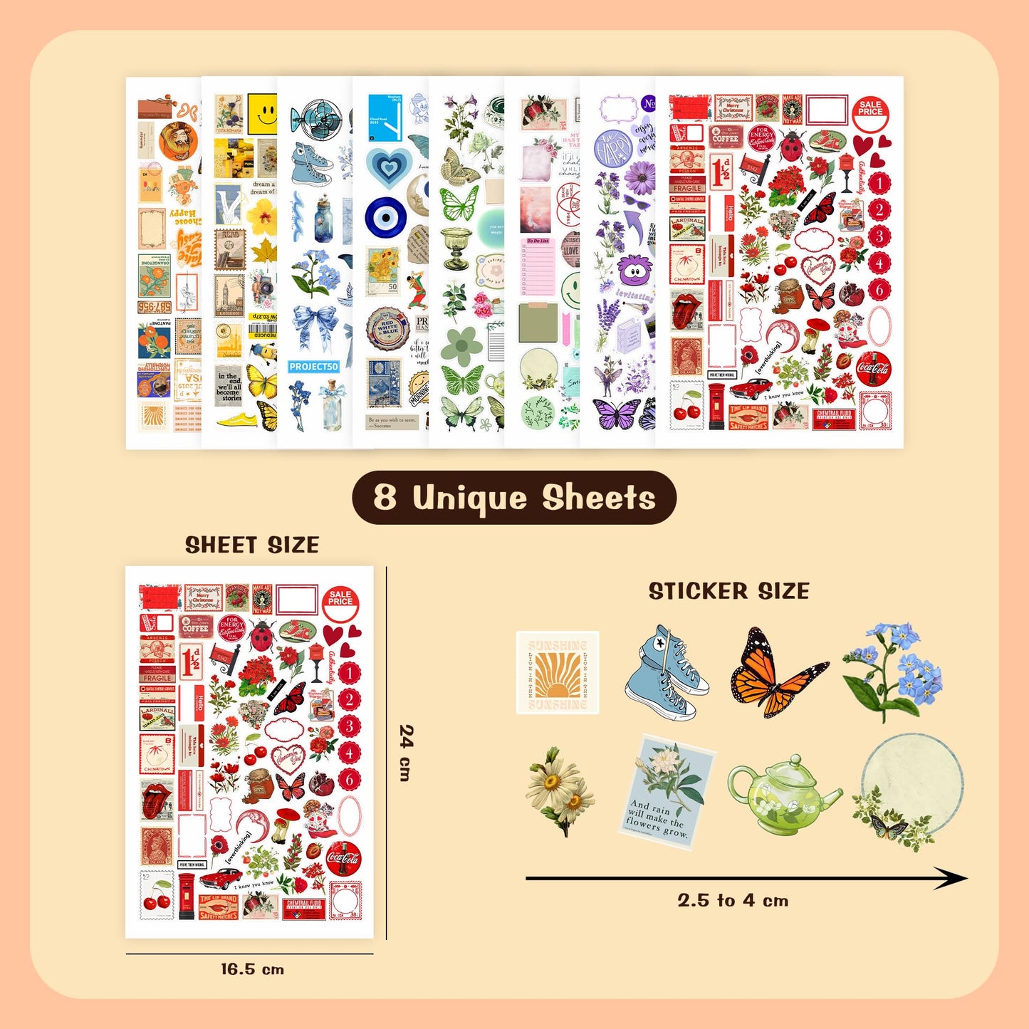 Fun Overload! ✨ Journal 📔 Stickers for Scrapbooking, Planners & More