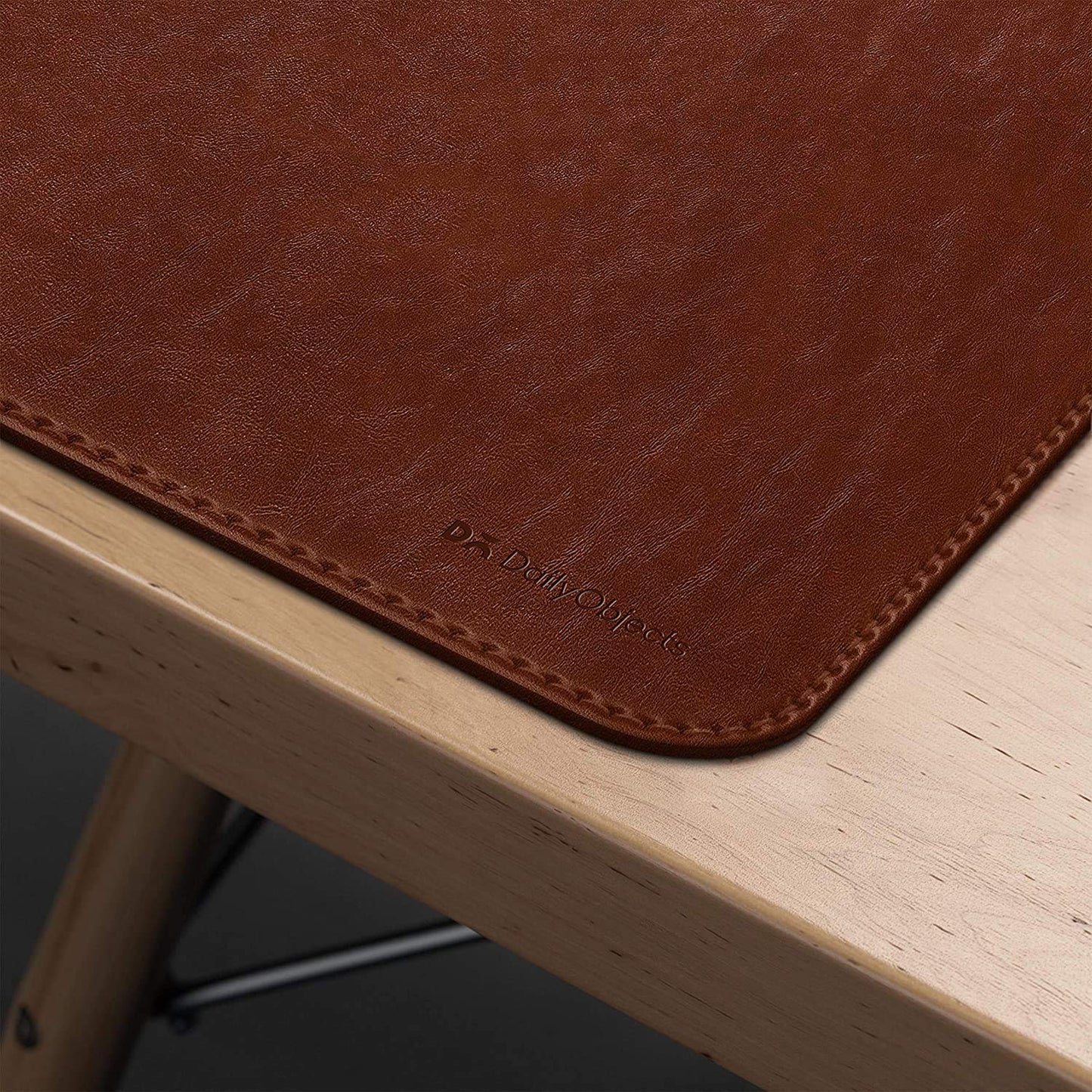 Vegan Faux Leather Workstation Mat for Pampering Laptops, Desktops, Mice and What Have You👌🏼