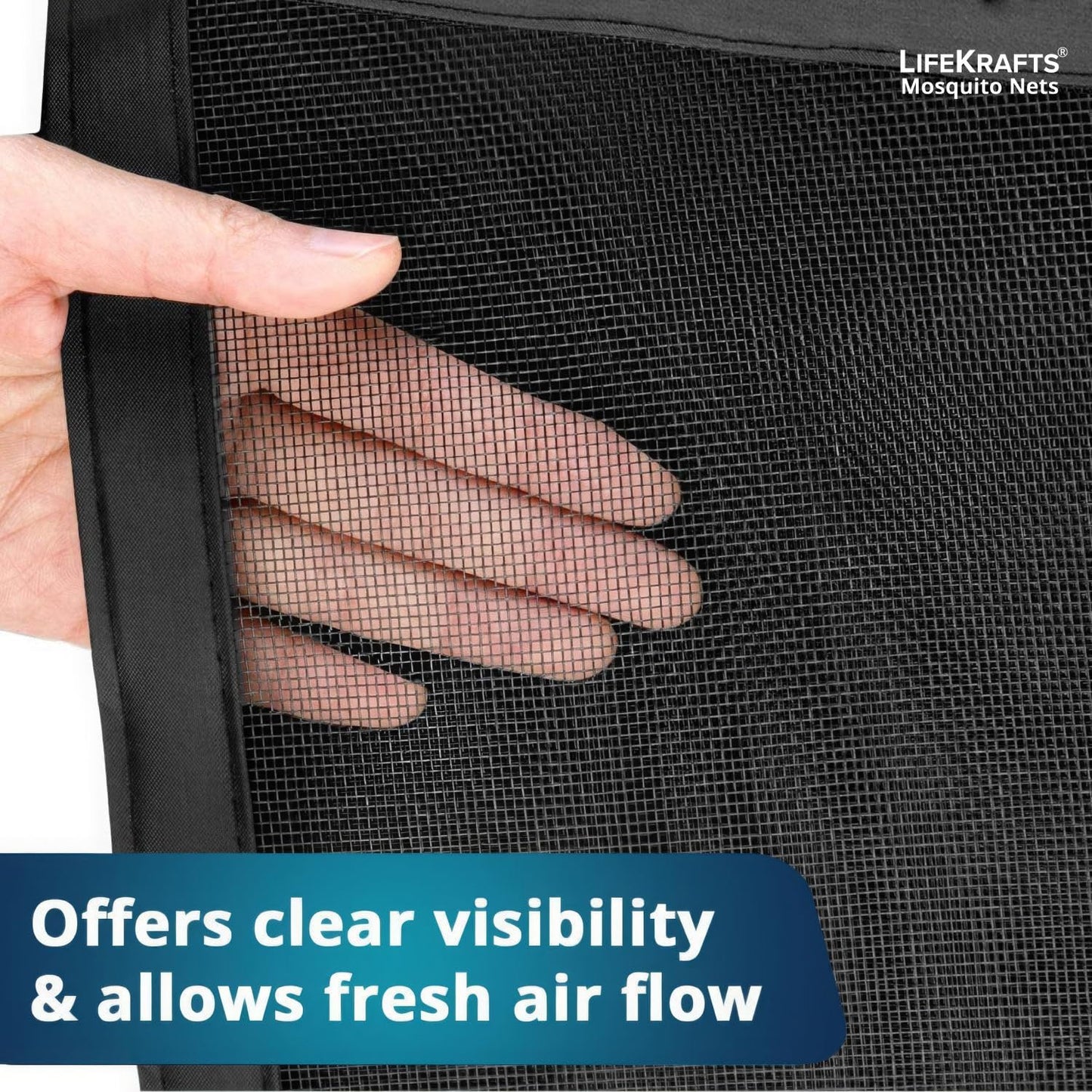 Auto-Closing Magnetic Door Mesh - Keep Mosquitoes Wondering🦟