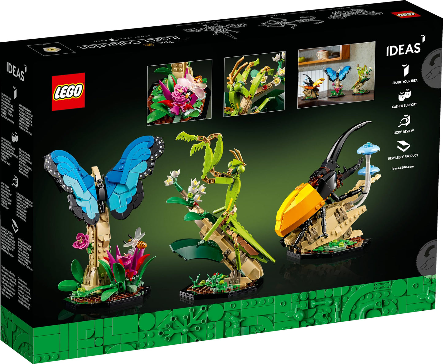 The Insect 🦗Collection LEGO Set for Adults (1,111 Pieces)