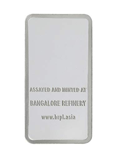 Silver Bar 20 Gram By Bangalore Refinery 999 Purity 🎁