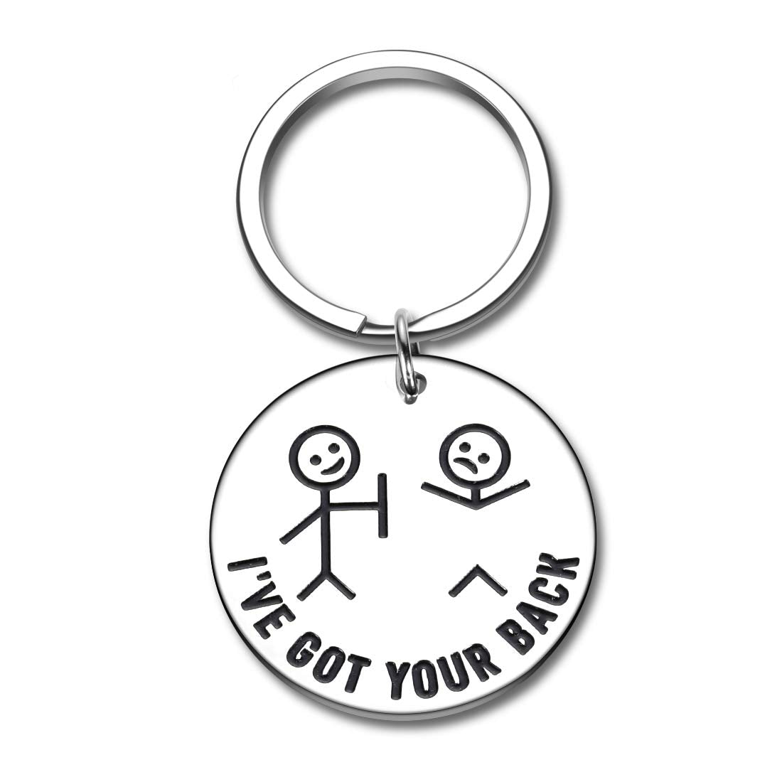 Hilarious Keychain 😁I Got Your Back With Da Stick Figures 🤣