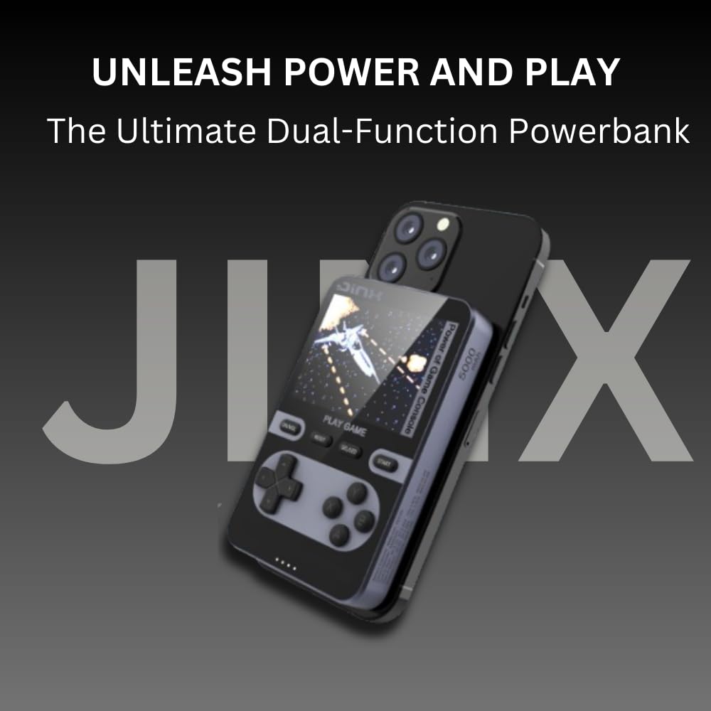 🔋Phone and Nostalgia Power Bank ⚡️Play Retro Games While You Charge👾