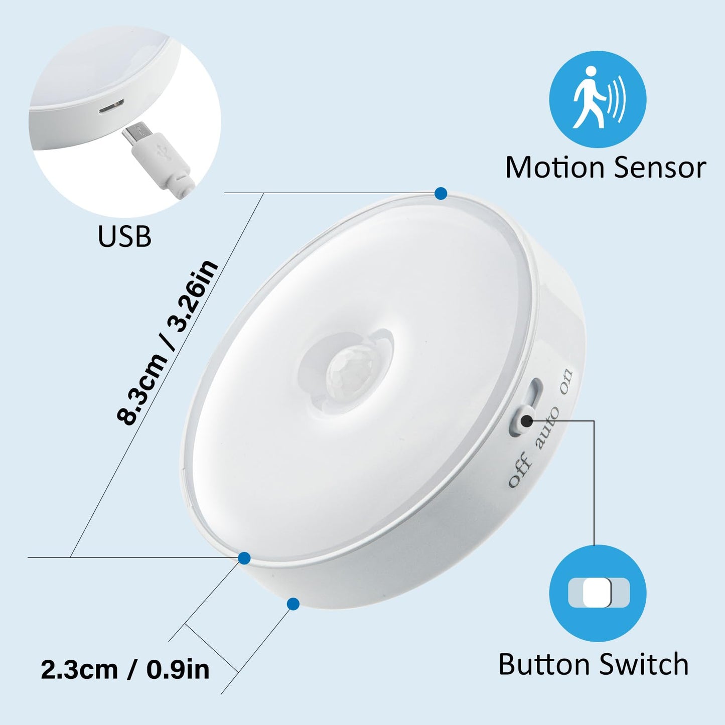 The Sneaky Night Light 👀 Motion Sensor Magic for Midnights!