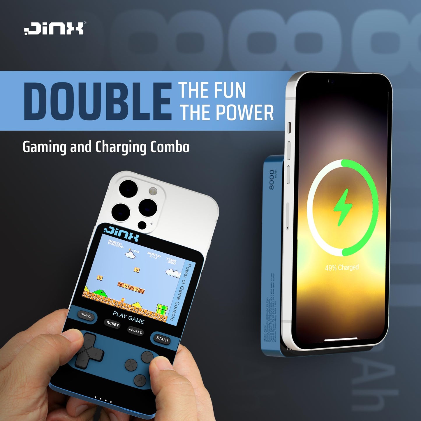 🔋Phone and Nostalgia Power Bank ⚡️Play Retro Games While You Charge👾