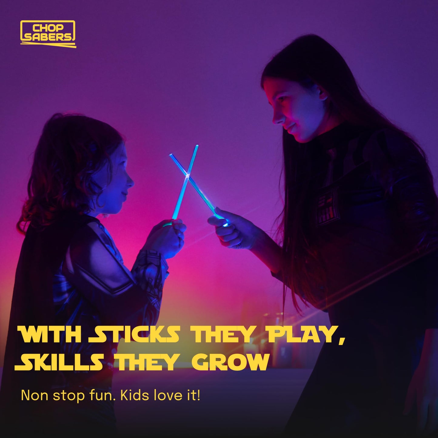 Glowing 💡 Lightsaber Chopsticks 🥢