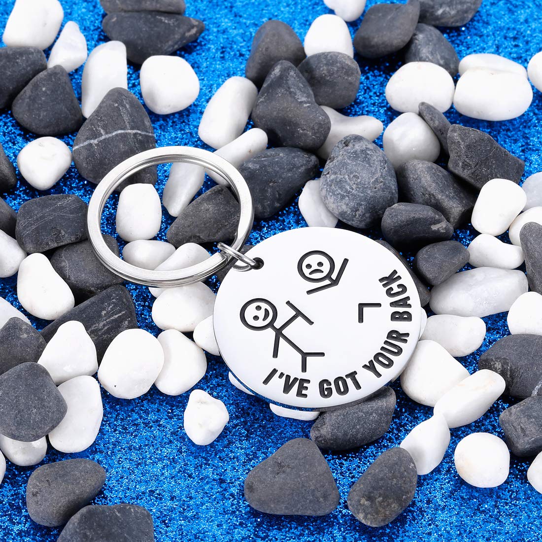 Hilarious Keychain 😁I Got Your Back With Da Stick Figures 🤣