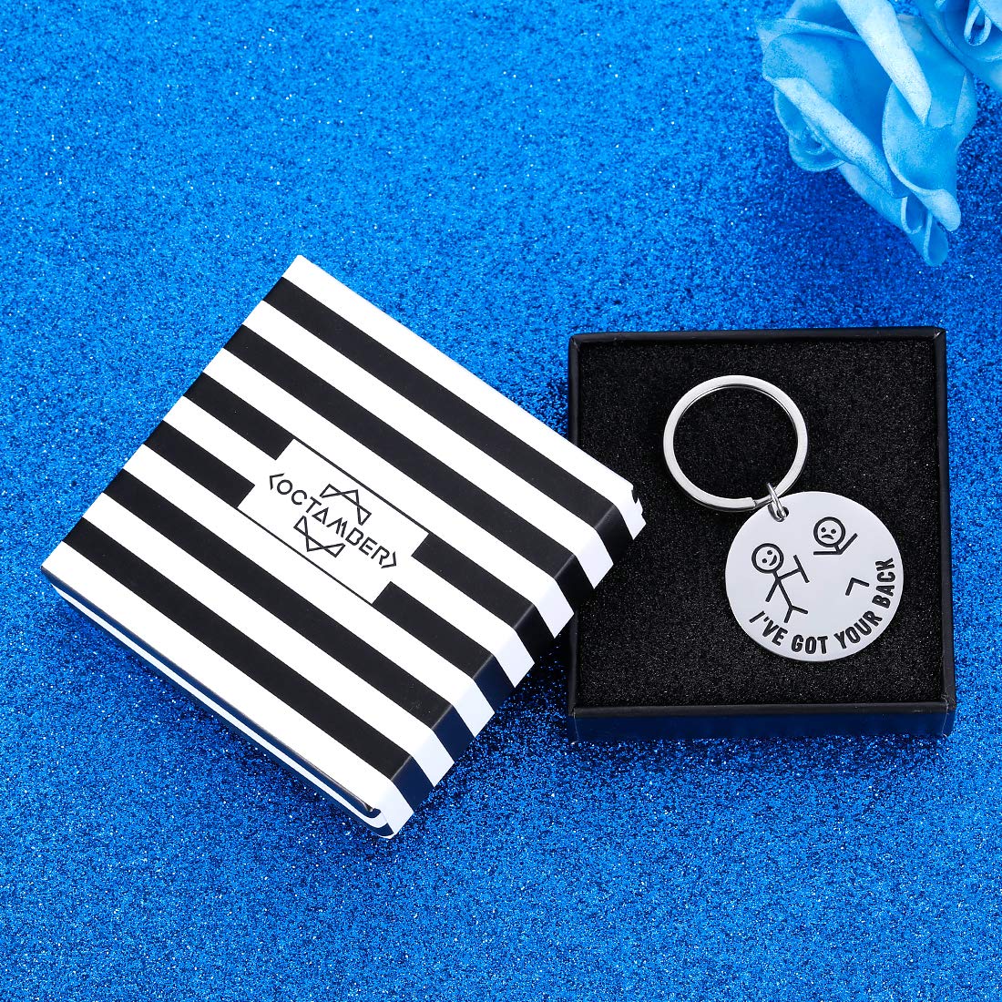 Hilarious Keychain 😁I Got Your Back With Da Stick Figures 🤣