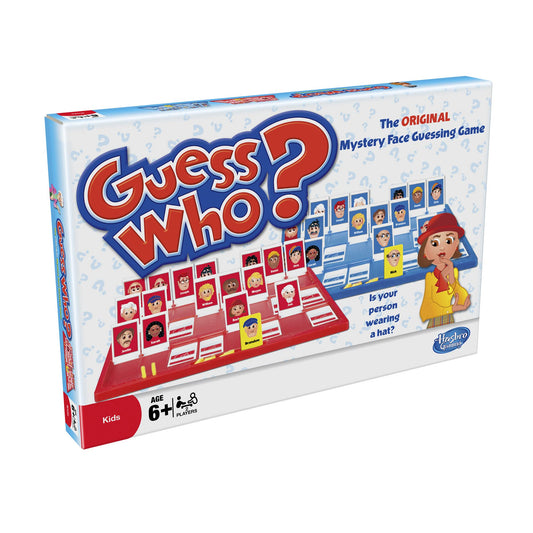 Guess Who? Hasbro's Detective 🕵️‍♀️ Board Game for Drama, Sass & Family Face-Offs! 😎