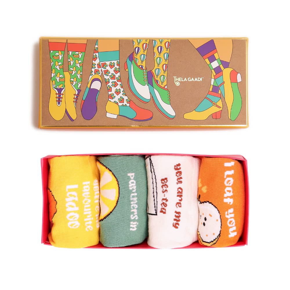 Multicolor, quirky and funky cotton socks